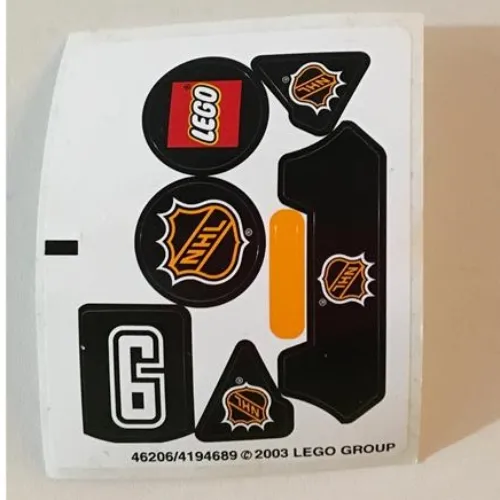 Sticker Sheet for Set 3543-1