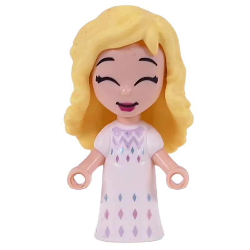 Elsa - Microdoll, White Dress, Loose Hair
