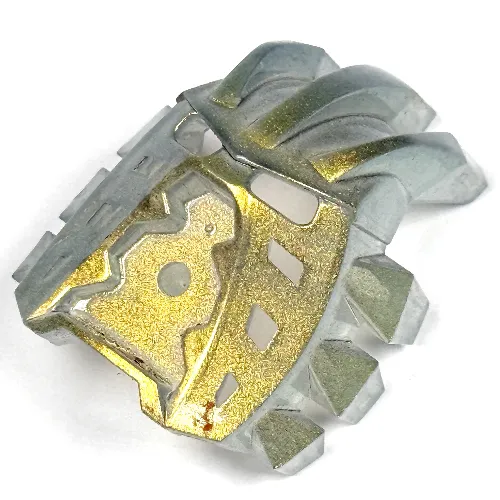 Large Figure Mask Avohkii with Gold Pattern