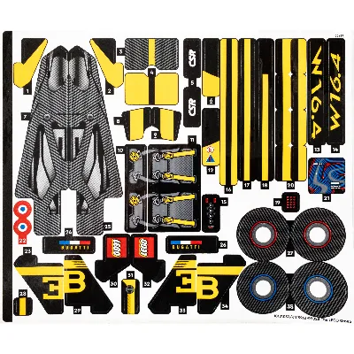 Sticker Sheet for Set 42151-1