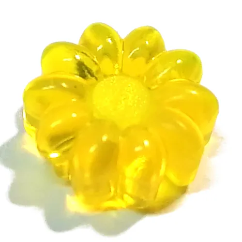 Clikits Icon, Flower 2 x 2 Small, 10 Petals with Hole [Polished]