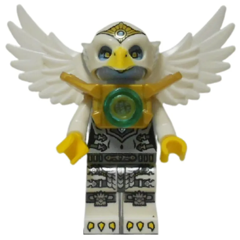 Eris in Silver Outfit with Pearl Gold Shoulder Armor