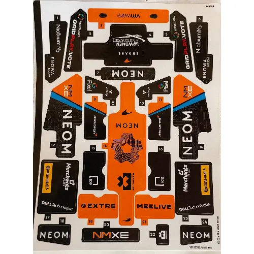 Sticker Sheet for Set 42166-1