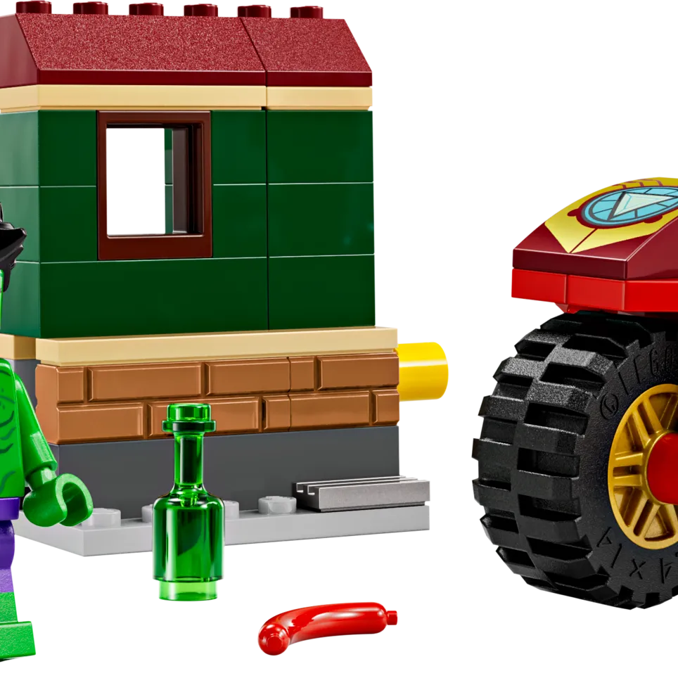 Iron Man with Bike and The Hulk