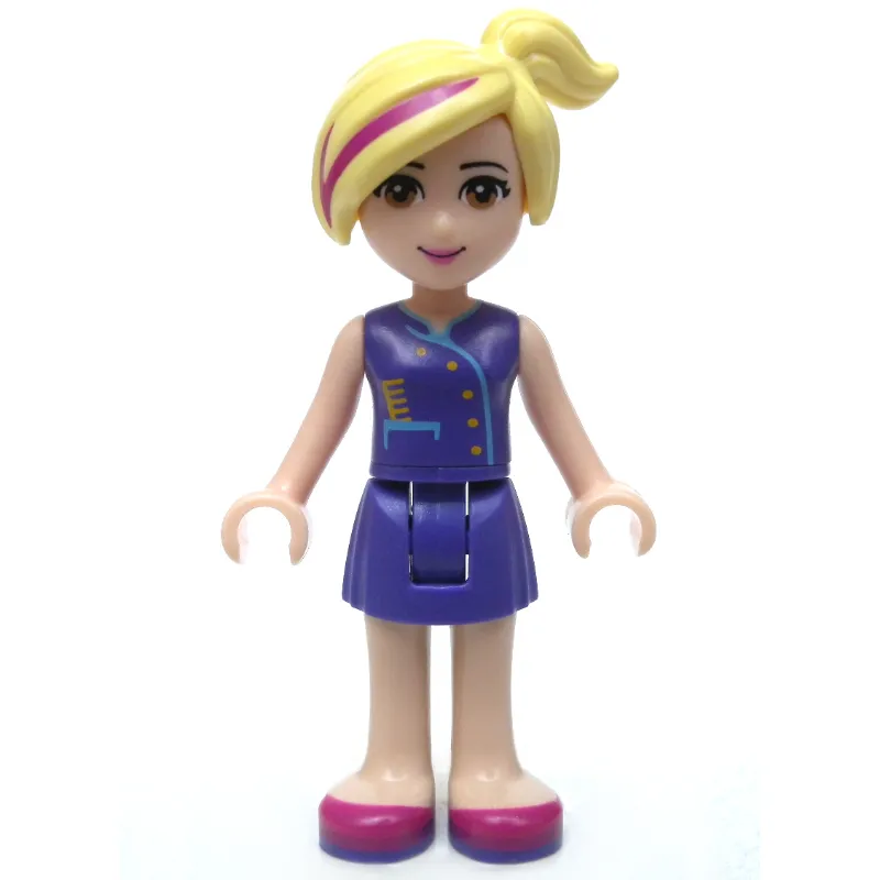 Natasha - Dark Purple Top, Dark Purple Skirt