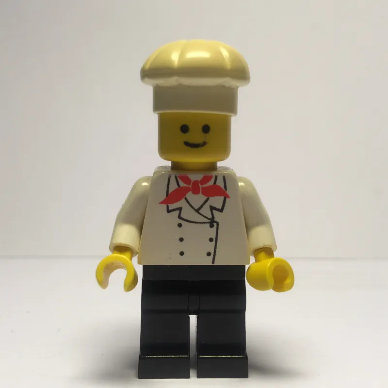 Chef, Red Neckerchief, Black Legs (3626a Head)
