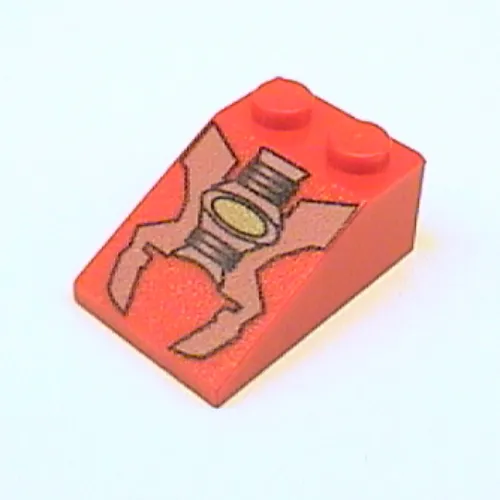 Slope 33° 3 x 2 with Red/Gray Machinery Parts Print