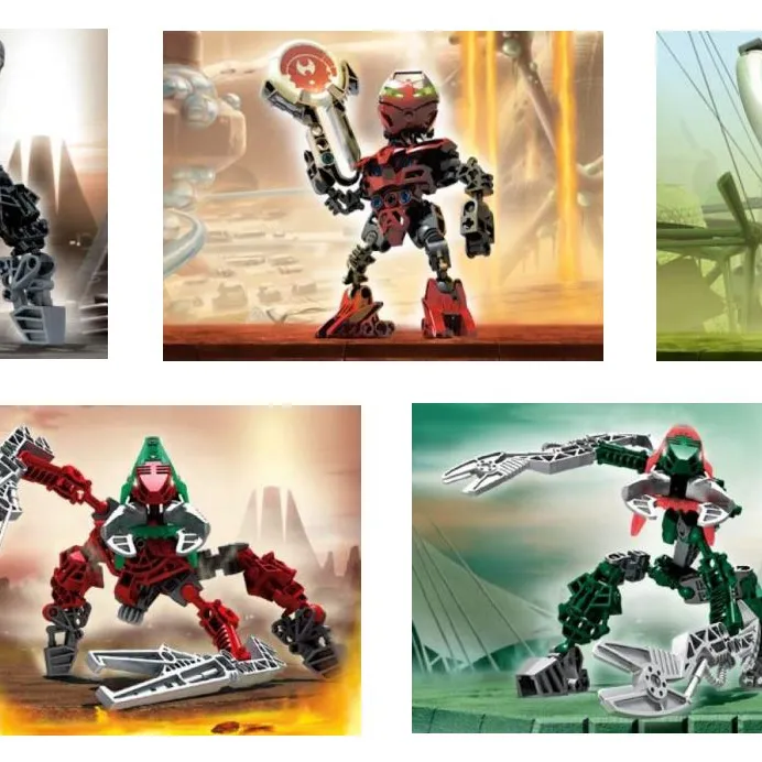 Matoran / Vahki Co-Pack 1 (contains 8607 8611 8614 8616 8618)