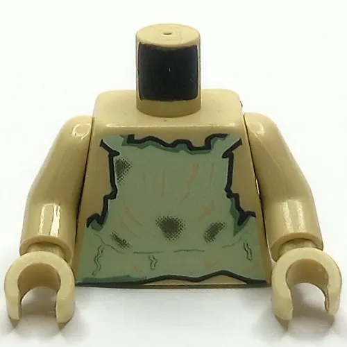 Torso Tatty Tunic Print (Dobby), Tan Arms and Hands