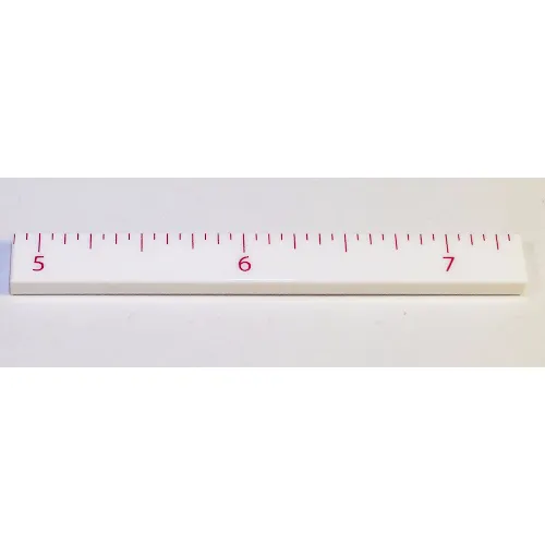 Tile 1 x 8 with Ruler INCH '5', '6', '7' Print