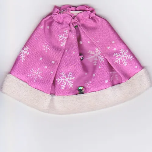 Belville, Skirt, Long With Ice & Snow Print and 3 Jewels