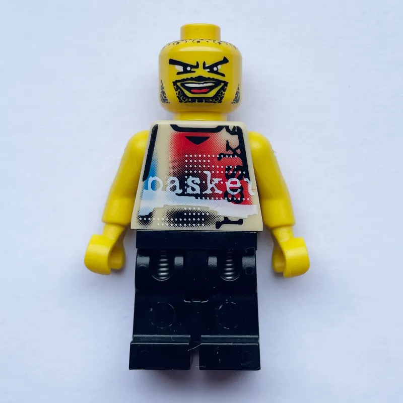 Basketball Player, Tan Torso, Black Legs