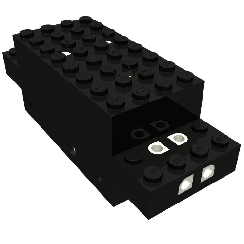 Motor, Train, 12V 12 x 4 x 3 1/3 Type II with Three Side Holes