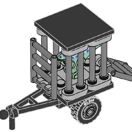 Baby Raptor with Transport Cage