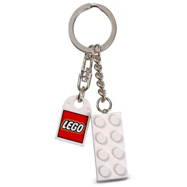 White Brick Key Chain