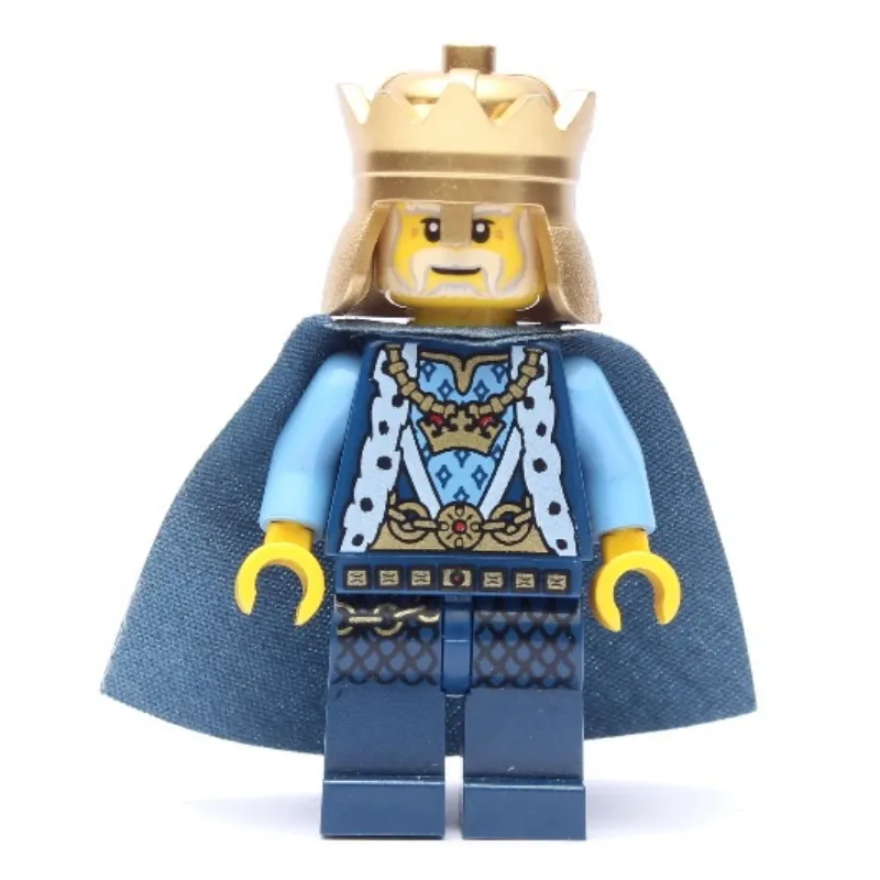 King, Dark Blue, Crown, Cape