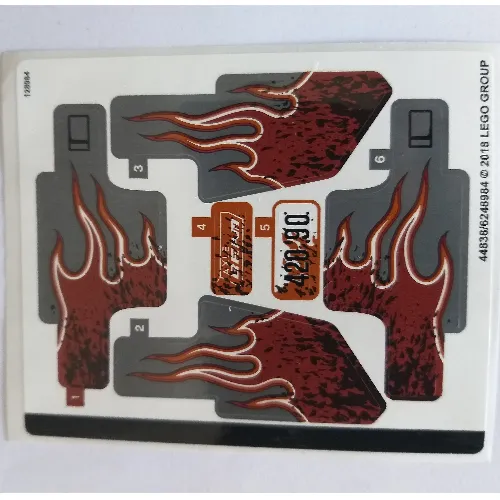 Sticker Sheet for Set 42090-1