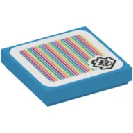 Tile 2 x 2 with King Boo and Barcode Print (Sticker)