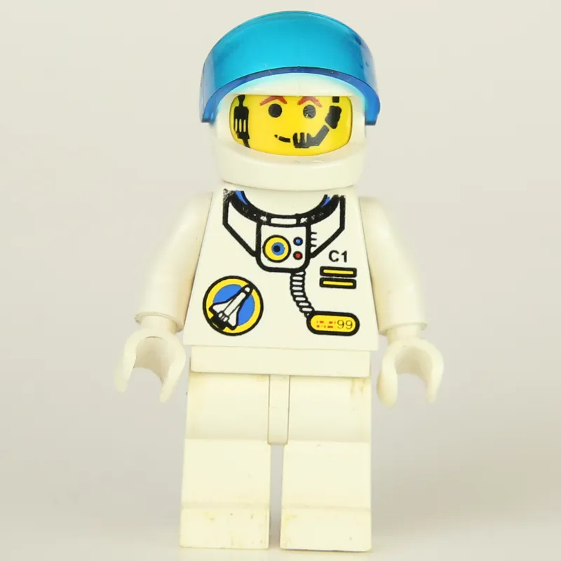 Astronaut, White, Helmet with Visor, Headset