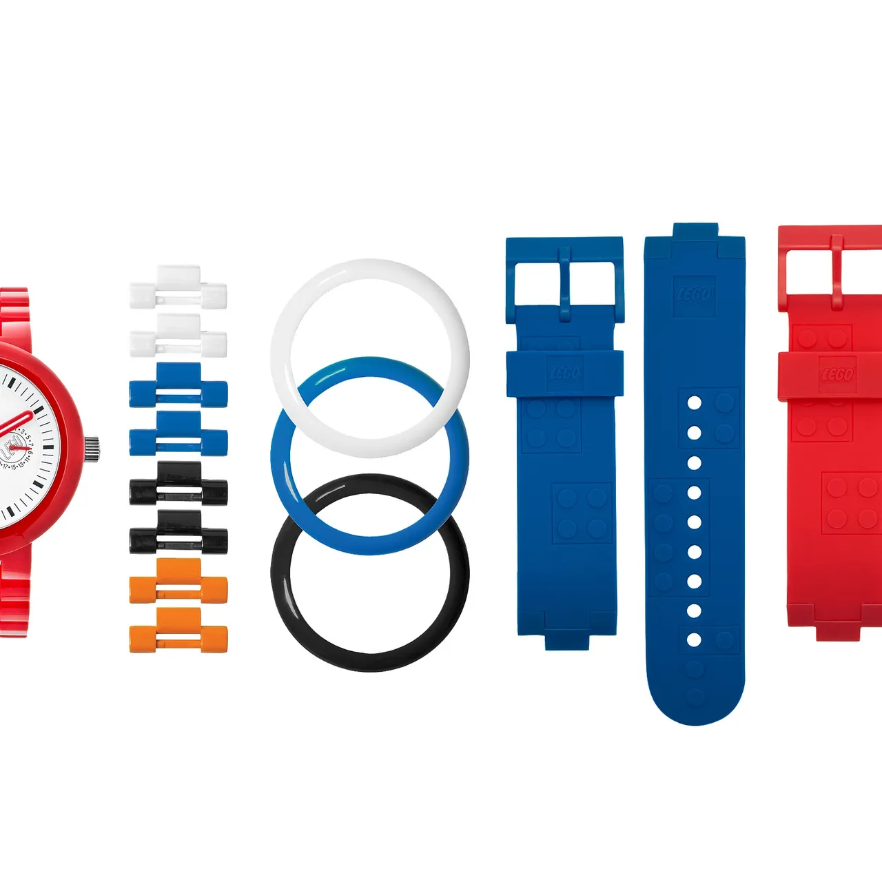 Multi-stud Red Adult Tachymeter Watch