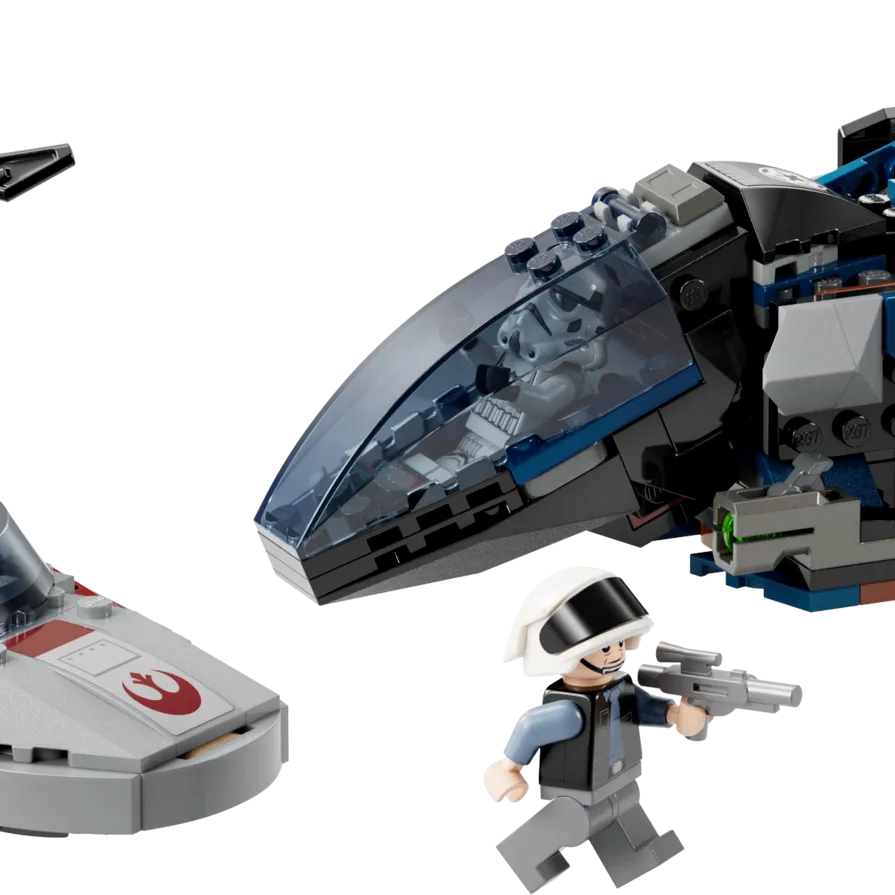 Imperial Dropship vs. Rebel Scout Speeder