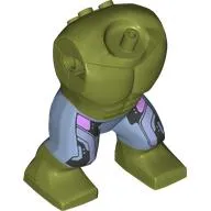 Body Giant, No Head, Hulk with Sand Blue Pants Pattern, Armor Print
