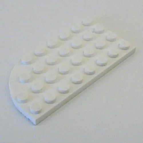 Plate Round Corner Left 4 x 8 4 x 8 Left