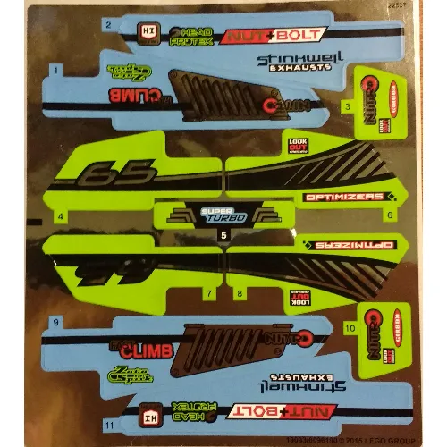 Sticker Sheet for Set 42037-1