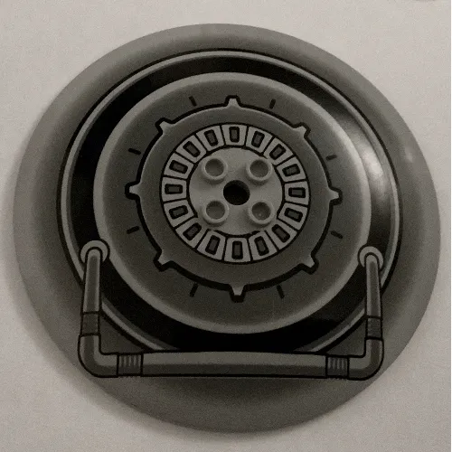 Dish 10 x 10 Inverted (Radar) with SW Tank Droid Print