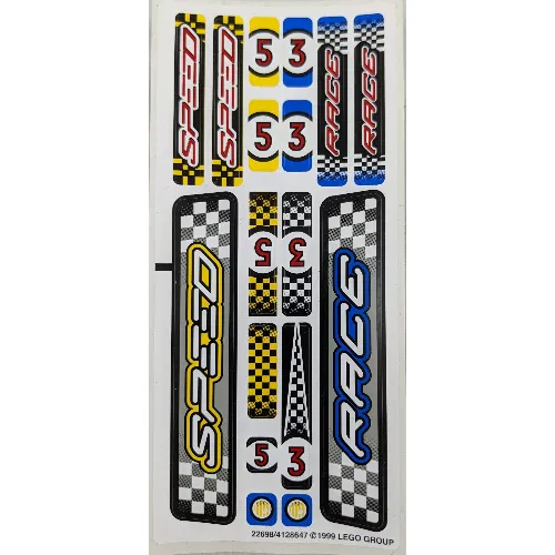 Sticker Sheet for Set 8238-1