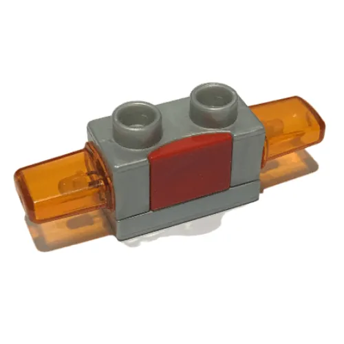 Duplo Siren with Light, 1 x 2 Base with Red Button