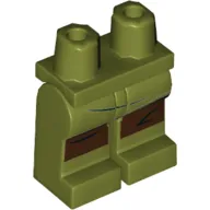 Hips and Olive Green Legs with Reddish Brown Kneepads Print (Admiral Ematt)