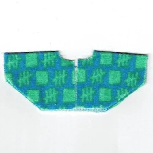 Scala, Baby Shirt with Green Squares and Lines Print
