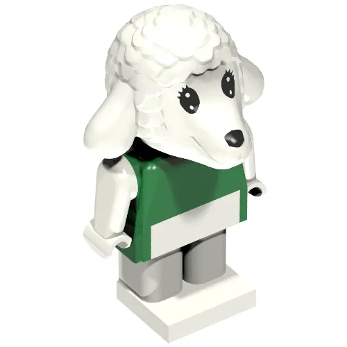 Fabuland Figure, Lisa Lamb (Green Shirt)