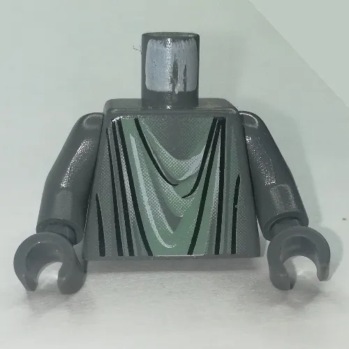 Torso Robe, Marauder's Map Statue Print, Dark Bluish Gray Arms and Hands