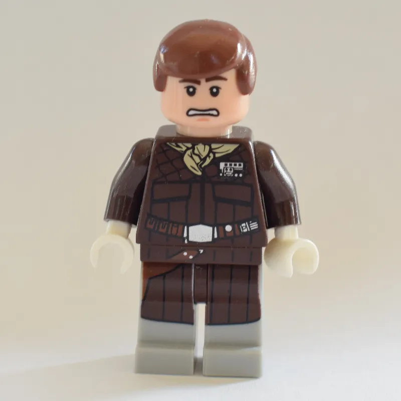Han Solo, Hoth Outfit, Dark Brown Jacket with Tan Neckerchief