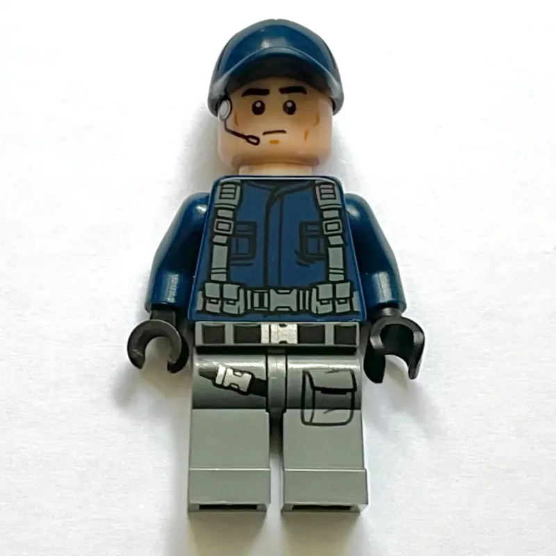 ACU Trooper, Dark Blue Shirt with Straps, Dark Blue Cap