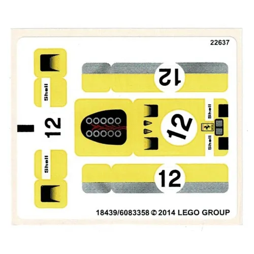Sticker Sheet for Set 40193-1