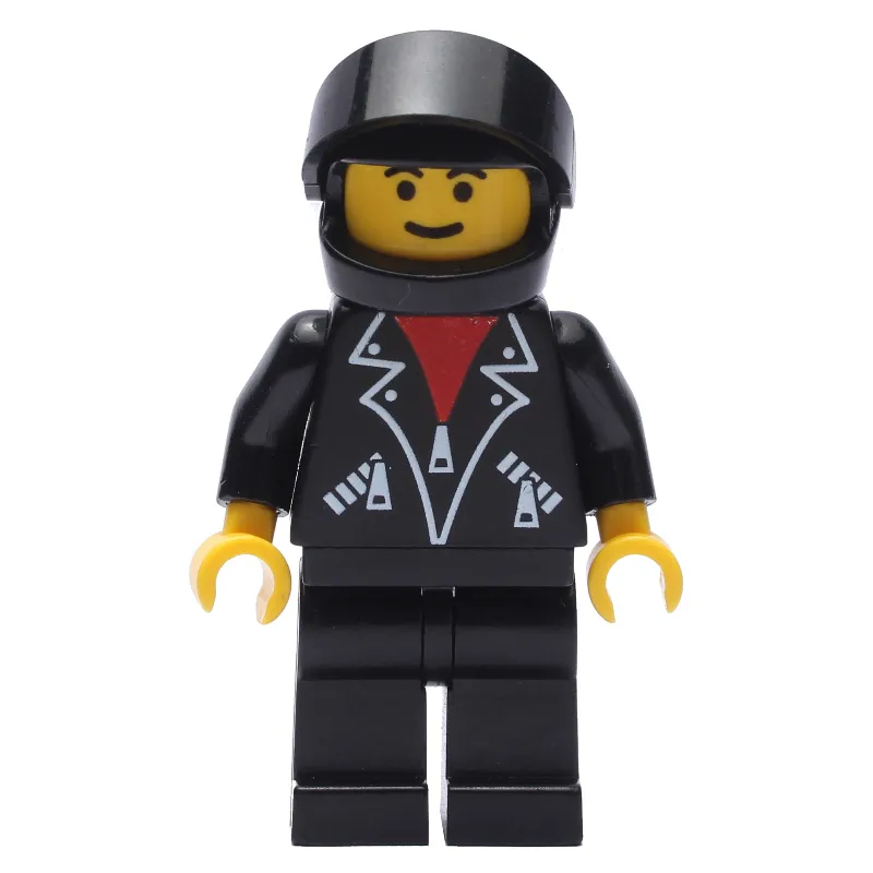 Racer, Black Torso, Black Legs, Black Helmet