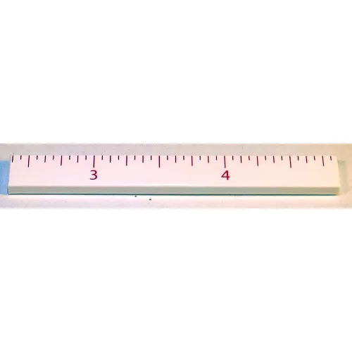 Tile 1 x 8 with Ruler INCH 3 - 4 Pattern