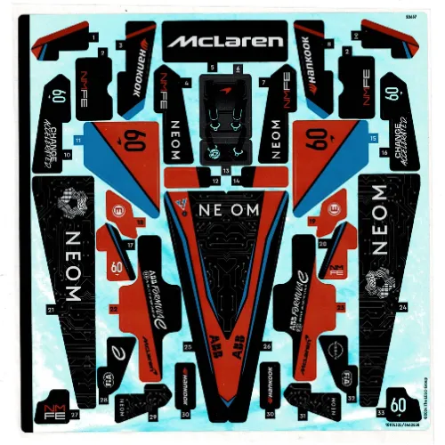 Sticker Sheet for Set 42169-1