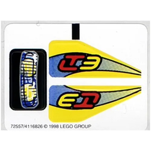 Sticker Sheet for Set 8251-1