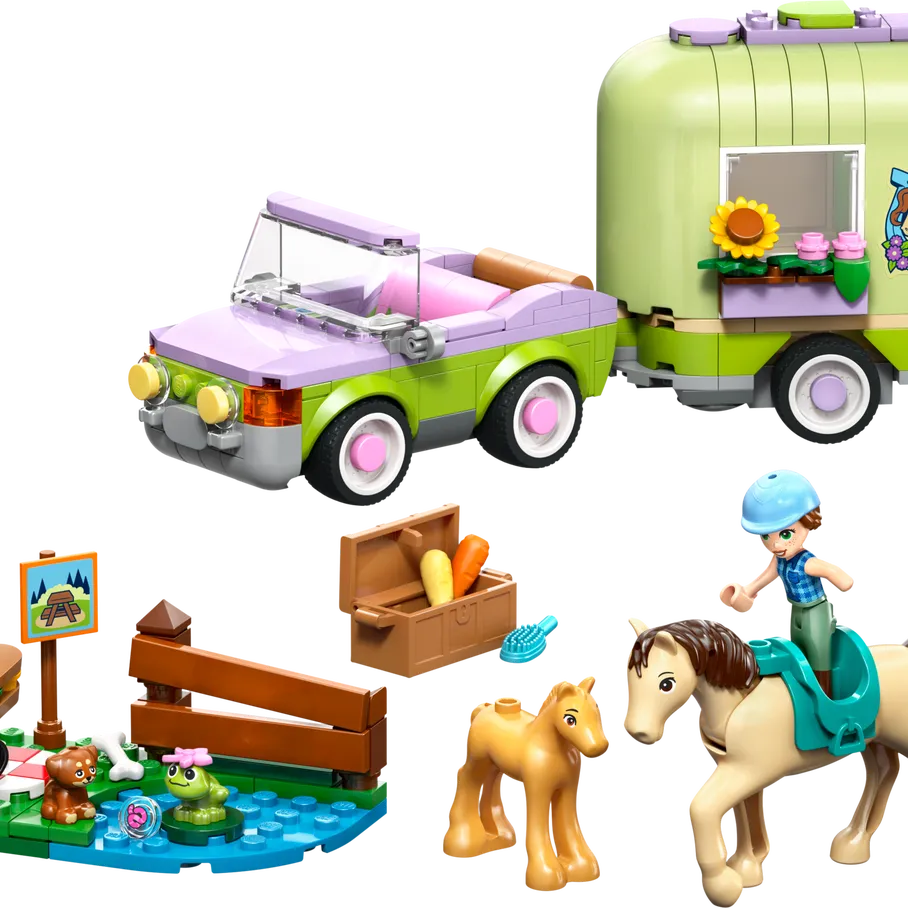 Horse & Baby Foal Trailer