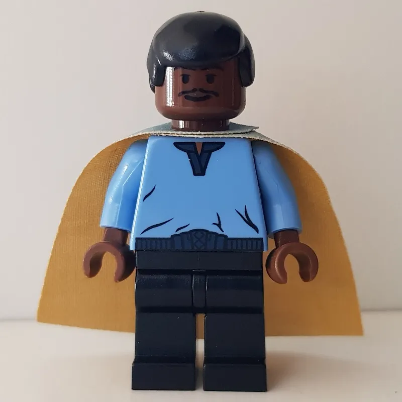 Lando Calrissian, Yellow and Blue Cape (3626b Head)