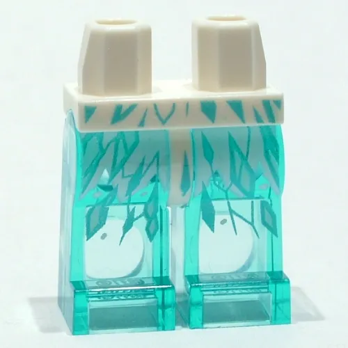 Hips and Trans-Light Blue Legs with White/Dark Turquoise Ice Decorations print