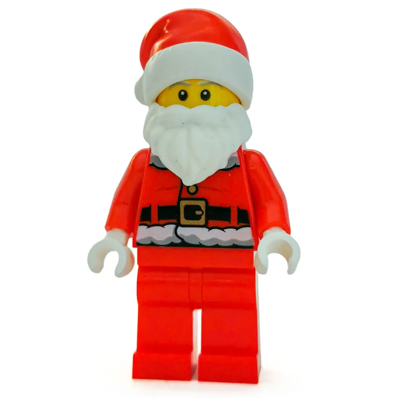 Santa, Coat and Belt, Plain Red Legs, Santa Hat (3626c Head)