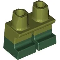 Legs Short with Dark Green Feet Pattern