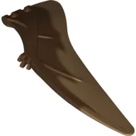 Animal Body Part, Dinosaur, Pteranodon Wing, Left with Marbled Medium Nougat Edge Pattern