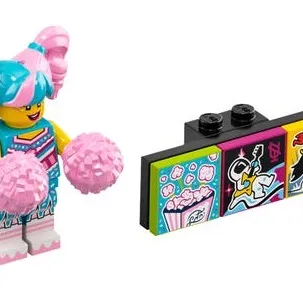 Cotton Candy Cheerleader