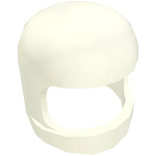 Helmet Classic with Thick Chin Guard without Visor Dimples